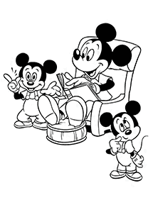 Desenhos do Mickey Mouse para colorir – Página de colorir 130