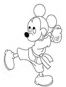 Desenhos do Mickey Mouse para colorir – Página de colorir 131