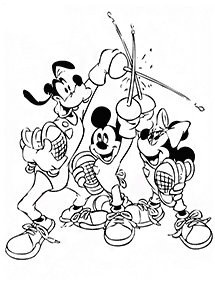 Desenhos do Mickey Mouse para colorir – Página de colorir 136