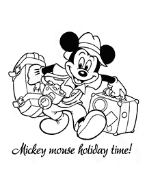 Desenhos do Mickey Mouse para colorir – Página de colorir 138