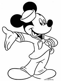 Desenhos do Mickey Mouse para colorir – Página de colorir 145