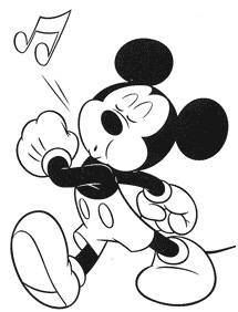 Desenhos do Mickey Mouse para colorir – Página de colorir 60