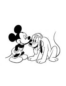 Desenhos do Mickey Mouse para colorir – Página de colorir 77