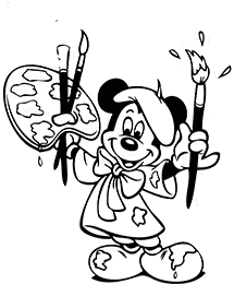 Desenhos do Mickey Mouse para colorir – Página de colorir 95