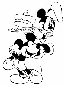 Desenhos do Mickey Mouse para colorir – Página de colorir 99