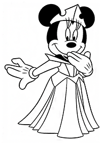 Desenhos para Colorir da Minnie Mouse – Página de colorir 44