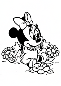 Desenhos para Colorir da Minnie Mouse – Página de colorir 45