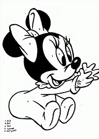 Desenhos para Colorir da Minnie Mouse – Página de colorir 71