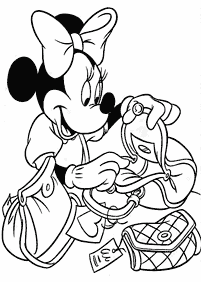 Desenhos para Colorir da Minnie Mouse – Página de colorir 74