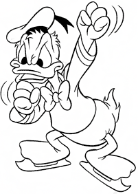 Páginas para colorir com desenhos do Pato Donald – Página de colorir 108