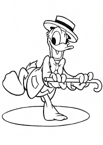 Páginas para colorir com desenhos do Pato Donald – Página de colorir 118