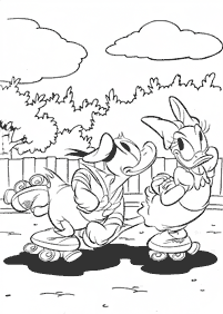 Páginas para colorir com desenhos do Pato Donald – Página de colorir 134