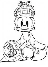 Páginas para colorir com desenhos do Pato Donald – Página de colorir 142