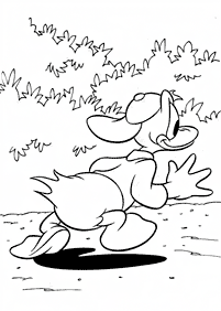 Páginas para colorir com desenhos do Pato Donald – Página de colorir 37