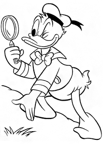 Páginas para colorir com desenhos do Pato Donald – Página de colorir 46