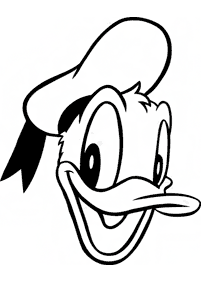 Páginas para colorir com desenhos do Pato Donald – Página de colorir 64