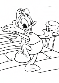 Páginas para colorir com desenhos do Pato Donald – Página de colorir 86