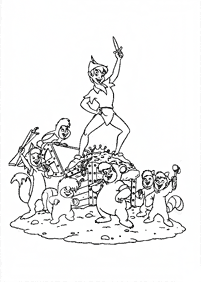 Desenhos para colorir do Peter Pan – Página de colorir 76