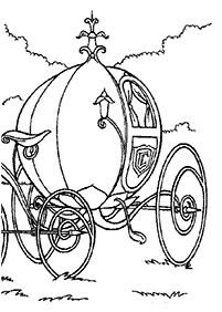 Desenhos da Cinderela para colorir – Página de colorir 4