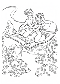 Desenhos para colorir da Jasmine – Página de colorir 100