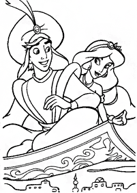 Desenhos para colorir da Jasmine – Página de colorir 59