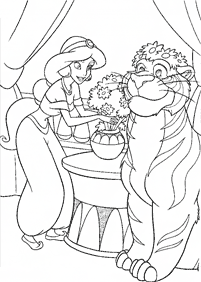 Desenhos para colorir da Jasmine – Página de colorir 61