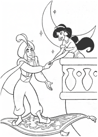 Desenhos para colorir da Jasmine – Página de colorir 62