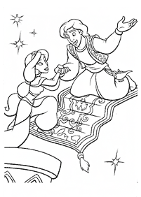 Desenhos para colorir da Jasmine – Página de colorir 64