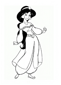 Desenhos para colorir da Jasmine – Página de colorir 69