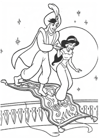 Desenhos para colorir da Jasmine – Página de colorir 70