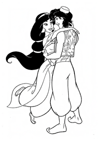 Desenhos para colorir da Jasmine – Página de colorir 77