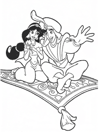 Desenhos para colorir da Jasmine – Página de colorir 78