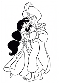 Desenhos para colorir da Jasmine – Página de colorir 80