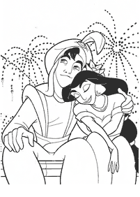 Desenhos para colorir da Jasmine – Página de colorir 82