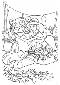 Desenhos para colorir da Jasmine – Página de colorir 88