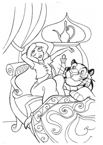 Desenhos para colorir da Jasmine – Página de colorir 93