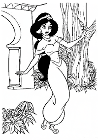 Desenhos para colorir da Jasmine – Página de colorir 94