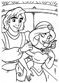 Desenhos para colorir da Jasmine – Página de colorir 95