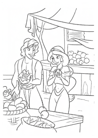 Desenhos para colorir da Jasmine – Página de colorir 98