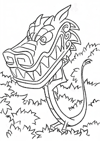 Desenhos da Mulan para colorir – Página de colorir 61
