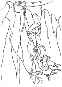 Desenhos da Mulan para colorir – Página de colorir 64
