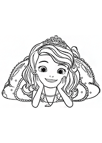 Desenhos da Princesinha Sofia para colorir – Página de colorir 33