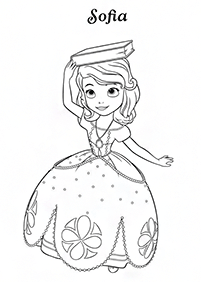 Desenhos da Princesinha Sofia para colorir – Página de colorir 37