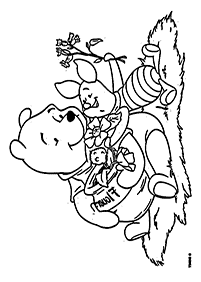 Desenhos para colorir do Ursinho Pooh – Página de colorir 108