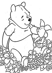 Desenhos para colorir do Ursinho Pooh – Página de colorir 109