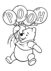 Desenhos para colorir do Ursinho Pooh – Página de colorir 117