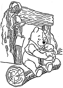 Desenhos para colorir do Ursinho Pooh – Página de colorir 41