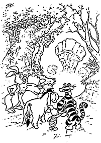 Desenhos para colorir do Ursinho Pooh – Página de colorir 71