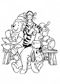 Desenhos para colorir do Ursinho Pooh – Página de colorir 93