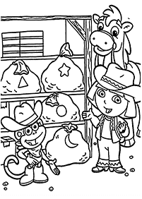 desenhos para colorir da Dora - Página de colorir 103